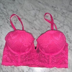 La Senza- bright pink lace bra